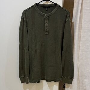 Banana Republic Olive Long Sleeve Henley